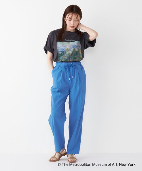 SHIPS Colors(シップス カラーズ)の「SHIPS Colors:THE MET コラボ モネ アート Tシャツ(Tシャツ/カットソー・レディース・オフホワイト/ダークグレー・ONE SIZE)」の19枚目の写真