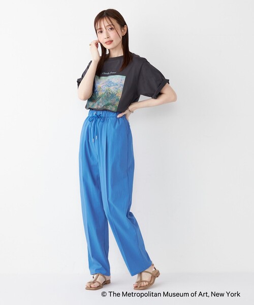 SHIPS Colors(シップス カラーズ)の「SHIPS Colors:THE MET コラボ モネ アート Tシャツ(Tシャツ/カットソー・レディース・オフホワイト/ダークグレー・ONE SIZE)」の20枚目の写真