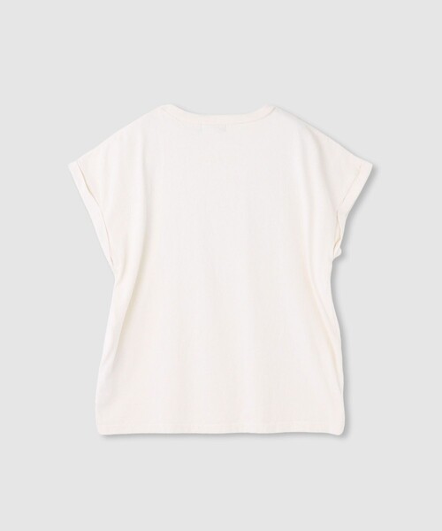 allureville（アルアバイル）の「ピグメントダイターンバックスリーブ T（Tシャツ/カットソー・レディース・アイボリー/ネイビー/ブルー・2）」の9枚目の写真