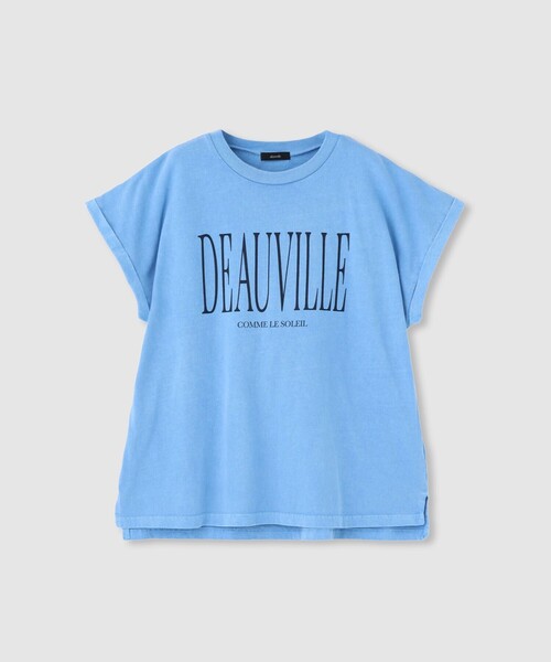allureville（アルアバイル）の「ピグメントダイターンバックスリーブ T（Tシャツ/カットソー・レディース・アイボリー/ネイビー/ブルー・2）」の17枚目の写真