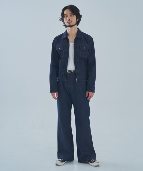 シンチバックブーツカットジーンズ（デニムパンツ）｜Noen（ノエン）の