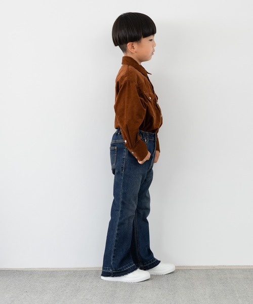 LOWRYS FARM(ローリーズファーム)の「デニムフレアパンツ 571655(デニムパンツ・キッズ・ライトブルー/ブルー・110cm/120cm/130cm/140cm/150cm)」の22枚目の写真