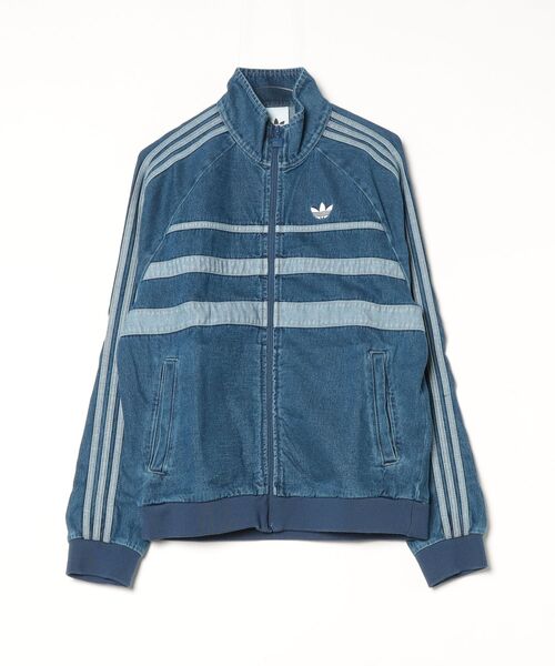 adidas★アディカラー ファースト ブルー デニム トラックトップ adidas（アディダス）の「adidas アディカラー ファーストブルー