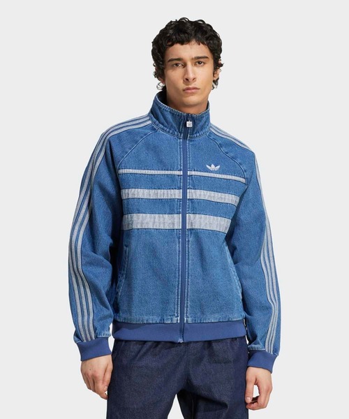 adidas アディカラー ファーストブルー デニム トラックトップ