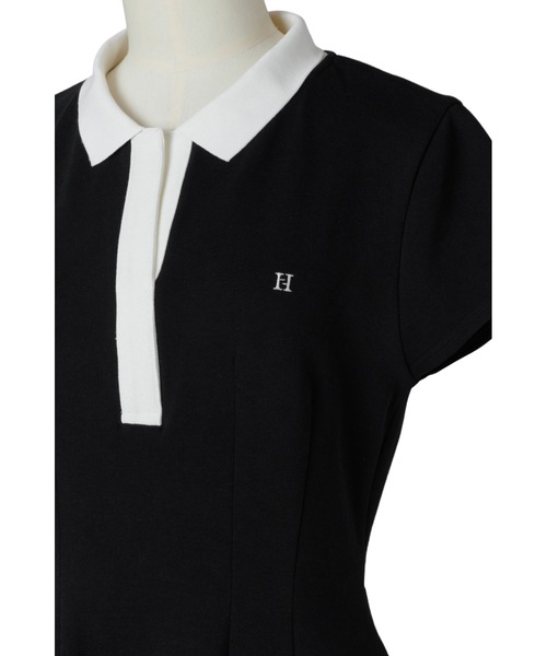 ワンピース Herlipto Short Sleeve Polo Mini Dress Short Sleeve Polo Mini Dress（ワンピース）｜Her lip to（ハー