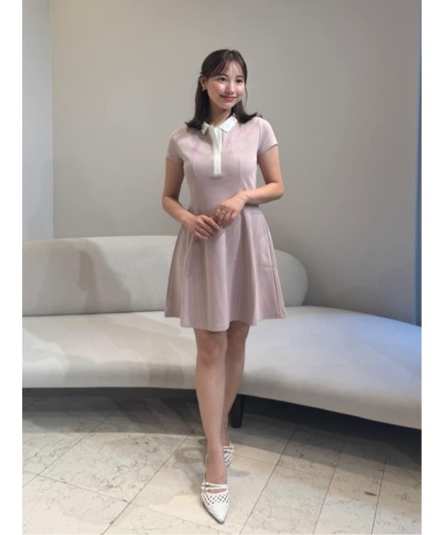 ワンピース herlipto Short Sleeve Polo Mini Dress Short Sleeve Polo Mini Dress（ワンピース）｜Her lip to（ハー