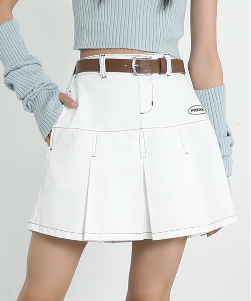 キッズのデニムスカート（ホワイト/白色系）ファッション通販 - ZOZOTOWN
