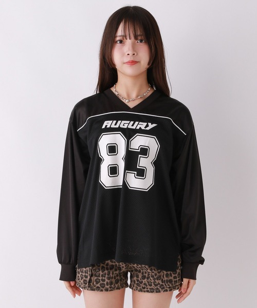 repipi armario（レピピ アルマリオ）の「フットボールロンT（Tシャツ/カットソー・キッズ・ブラック/カーキ/オフホワイト・SMALL/MEDIUM/LARGE）」の14枚目の写真