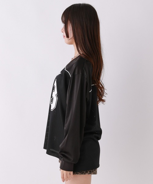 repipi armario（レピピ アルマリオ）の「フットボールロンT（Tシャツ/カットソー・キッズ・ブラック/カーキ/オフホワイト・SMALL/MEDIUM/LARGE）」の15枚目の写真