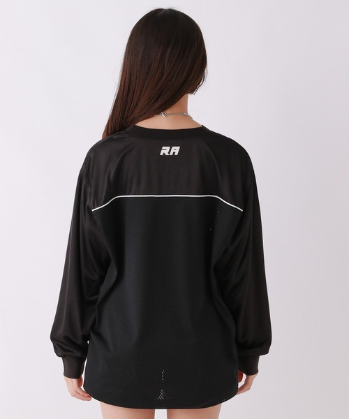 repipi armario（レピピ アルマリオ）の「フットボールロンT（Tシャツ/カットソー・キッズ・ブラック/カーキ/オフホワイト・SMALL/MEDIUM/LARGE）」の16枚目の写真