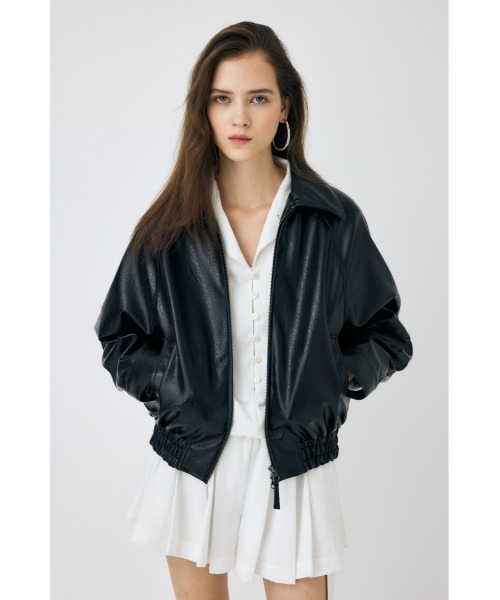 【未使用】moussy レザージャケット フェイクレザージャケット[品番：AZLW0022659]｜AZUL BY MOUSSY