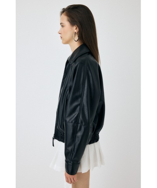 セール】F/LEATHER GATHER ブルゾン（ブルゾン）｜MOUSSY（マウジー