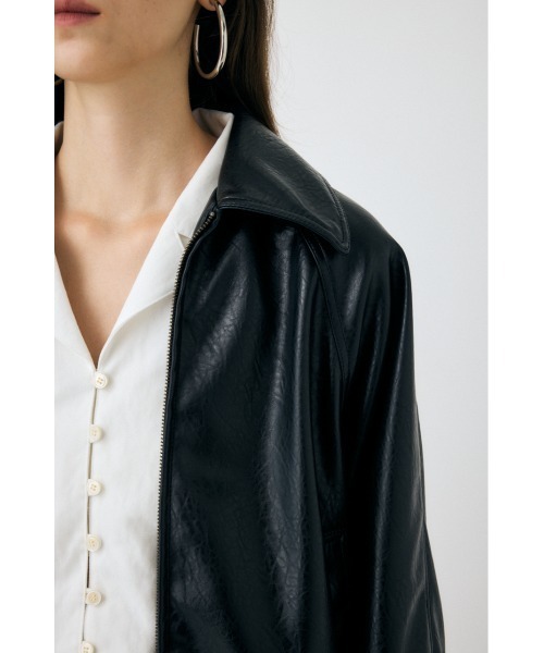 25年AW新作】F/LEATHER GATHER ブルゾン（ブルゾン）｜MOUSSY
