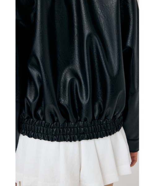 25年AW新作】F/LEATHER GATHER ブルゾン（ブルゾン）｜MOUSSY