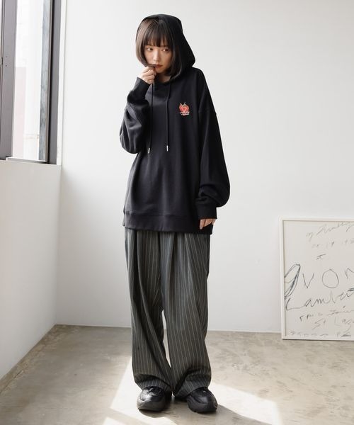PBLIM（ページボーイリム）の「《UNISEX》メニーベリーパーカー（パーカー・レディース・ブラック/オートミール/ネイビー/ブラウン/チャコールグレー・MEDIUM/LARGE）」の9枚目の写真