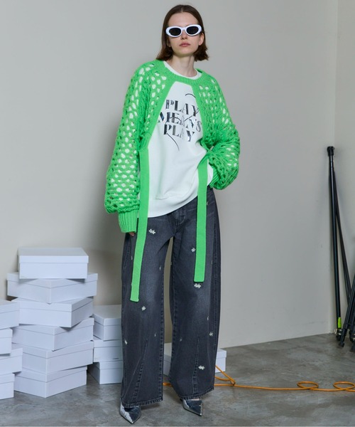 Wrangler×MAISON SPECIAL】Collaboration Flower Embroidery