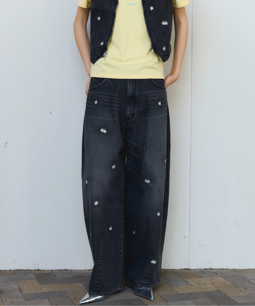 Wrangler×MAISON SPECIAL】Collaboration Flower Embroidery