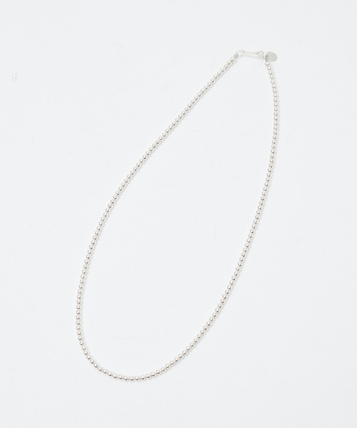 Indian Jewelry(インディアンジュエリー)の「【Indian Jewelry / インディアンジュエリー】ナバホパールネックレス / 3mm丸玉46cm / シルバー / ユニセックス(ネックレス・レディース・シルバー・フリー)」の10枚目の写真