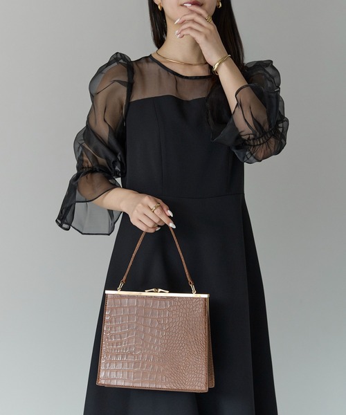 【新品】【PREFERIR】オケージョンドレス セール】結婚式・パーティーオケージョンドレス/シアースリーブ