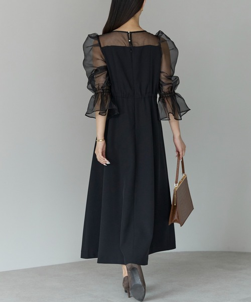 PREFERIR(プレフェリール)の「結婚式 二次会 パーティー シアースリーブ ドレス(S,M,L,XL)(ドレス・レディース・ブラック/ベージュ・SMALL/MEDIUM/LARGE/X-LARGE)」の18枚目の写真