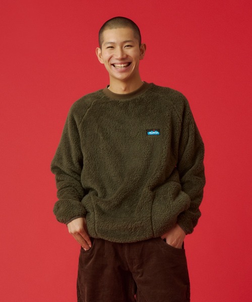 KAVU(カブー)の「KAVU/カブー Shaggy Crew/シャギークルー(Tシャツ/カットソー・メンズ・ネイビー/ナチュラル/ブラック/オリーブ・MEDIUM/LARGE)」の16枚目の写真