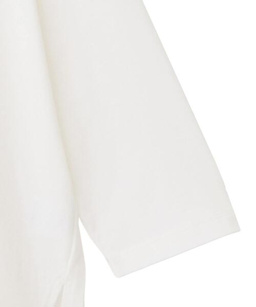 MELROSE claire（メルローズ クレール）の「【フロッキーロゴプリントTシャツ】（Tシャツ/カットソー・レディース・オフホワイト/杢グレー/チャコールグレー・FREE）」の17枚目の写真