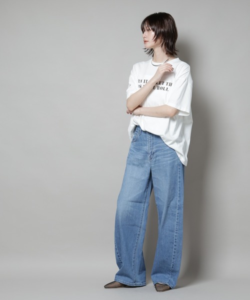 セール】SOMETHING/HANA CURVE TAPERED（デニムパンツ）｜SOMETHING