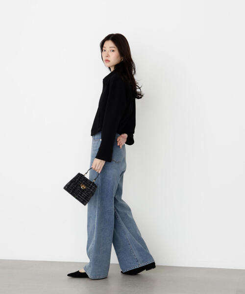 PROPORTION BODY DRESSING（プロポーションボディドレッシング）の「襟付きジップカットジャケット / 1215255904（テーラードジャケット・レディース・ブラウン/ベージュ/ブラック・FREE）」の7枚目の写真