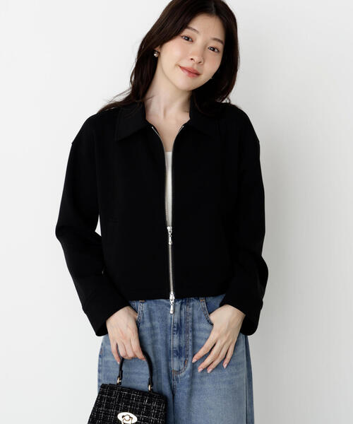 PROPORTION BODY DRESSING（プロポーションボディドレッシング）の「襟付きジップカットジャケット / 1215255904（テーラードジャケット・レディース・ブラウン/ベージュ/ブラック・FREE）」の10枚目の写真