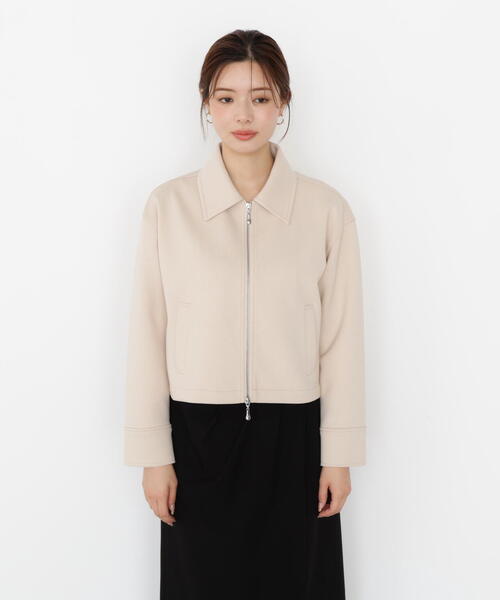 PROPORTION BODY DRESSING（プロポーションボディドレッシング）の「襟付きジップカットジャケット / 1215255904（テーラードジャケット・レディース・ブラウン/ベージュ/ブラック・FREE）」の20枚目の写真