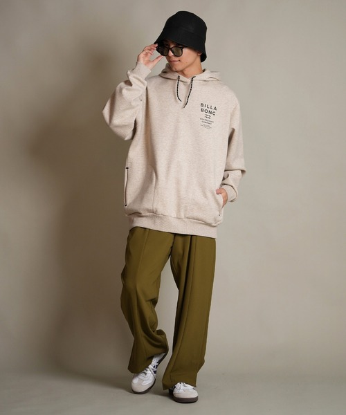 BILLABONG（ビラボン）の「BILLABONG/ビラボン プルオーバー/パーカー セットアップ対応 撥水 保温 BF012-016（パーカー・メンズ・サンドベージュ/ブラック/ヘザーグレー・L/M/XL）」の13枚目の写真