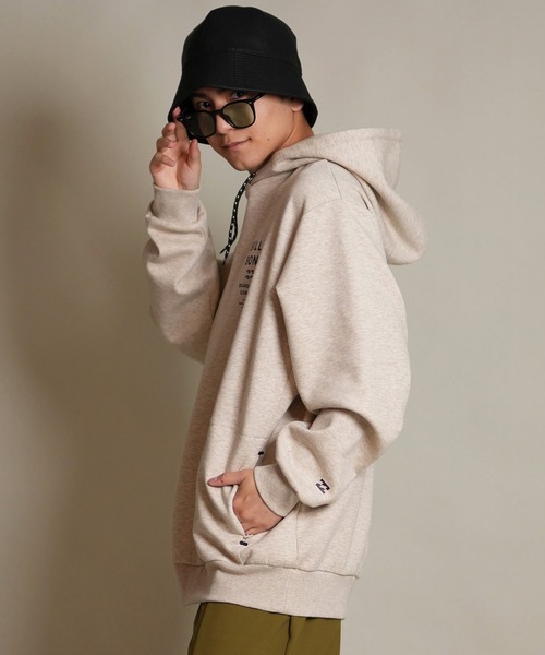 BSRBT ロゴ入り ベージュ プルオーバー BILLABONG/ビラボン プルオーバー/パーカー セットアップ対応 撥水