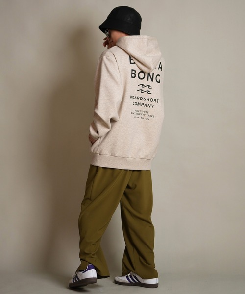 BILLABONG（ビラボン）の「BILLABONG/ビラボン プルオーバー/パーカー セットアップ対応 撥水 保温 BF012-016（パーカー・メンズ・サンドベージュ/ブラック/ヘザーグレー・L/M/XL）」の14枚目の写真