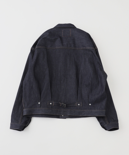 DAIRIKU（ダイリク）の「DAIRIKU / ダイリク "Rigid" 2PKT Denim Jacket（デニムジャケット・メンズ・ブルー・LARGE/MEDIUM/SMALL）」の2枚目の写真
