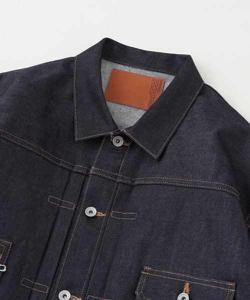 DAIRIKU（ダイリク）の「DAIRIKU / ダイリク "Rigid" 2PKT Denim Jacket（デニムジャケット・メンズ・ブルー・LARGE/MEDIUM/SMALL）」の3枚目の写真