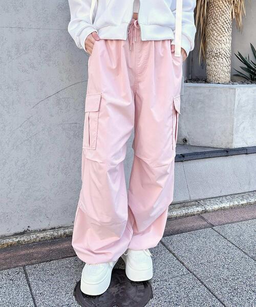 【未使用タグ付美品】INDIA IS BEAUTIFUL イージーカーゴパンツ 大きいサイズ 軽くて柔らかツイルイージーカーゴパンツ