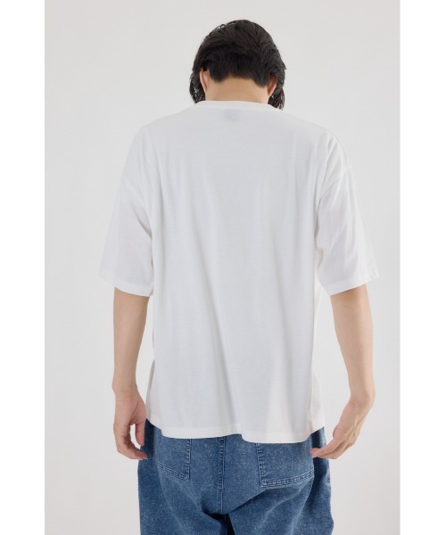 RODEO CROWNS WIDE BOWL(ロデオクラウンズワイドボウル)の「フォトグラフィックTシャツ(Tシャツ/カットソー・メンズ・ライトパープル/オフホワイト/ライトイエロー・MEDIUM/LARGE)」の19枚目の写真