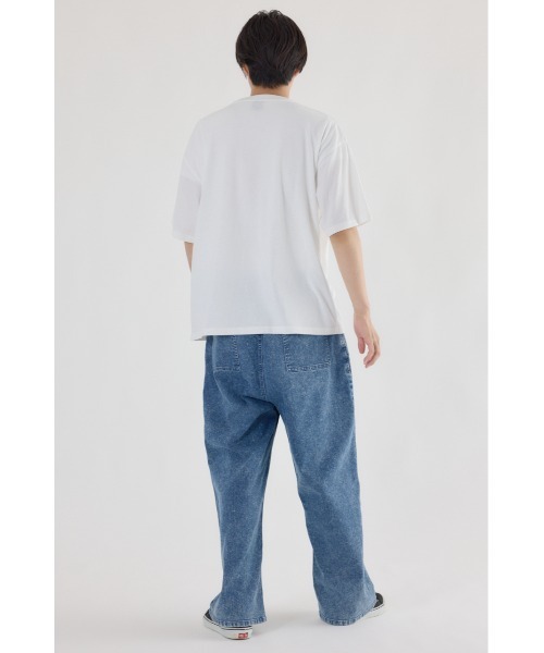 RODEO CROWNS WIDE BOWL(ロデオクラウンズワイドボウル)の「フォトグラフィックTシャツ(Tシャツ/カットソー・メンズ・ライトパープル/オフホワイト/ライトイエロー・MEDIUM/LARGE)」の22枚目の写真