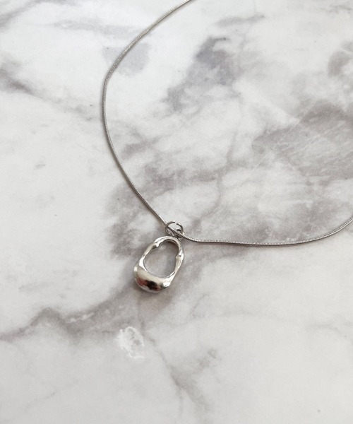 yu-ka(ユーカ)の「YU-KA:サークルデザインネックレス circle design necklace(ネックレス・レディース・シルバー・FREE)」の4枚目の写真