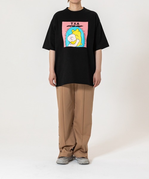 セール】我喜屋位瑳務 S/S T-shirt Black（Tシャツ/カットソー）｜TXA