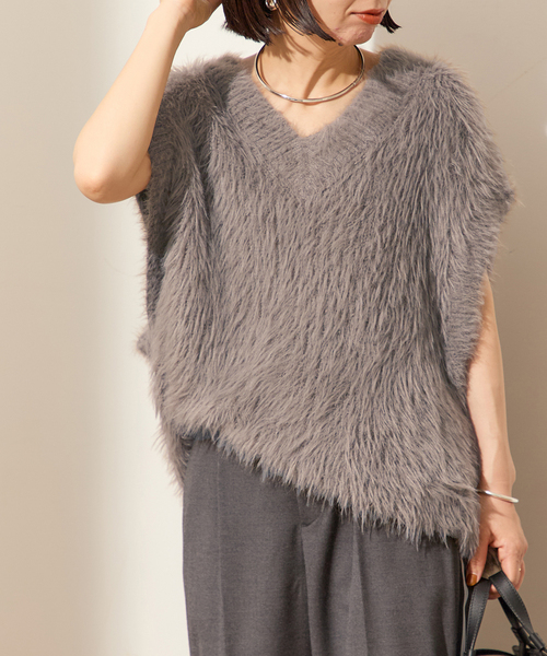 ジャーナルスタンダードL’ESSAGE ベスト Vネックニットベスト（ベスト）｜JOURNAL STANDARD L'ESSAGE