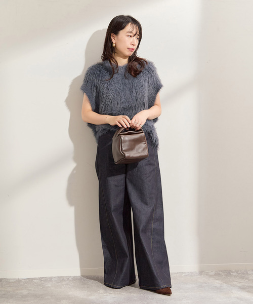 JOURNAL STANDARD L'ESSAGE ブラックベスト Vネックニットベスト（ベスト）｜JOURNAL STANDARD L'ESSAGE