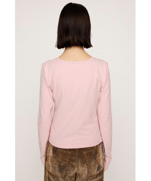 SLY(スライ)の「RIBBON LACE TOPS リボン レース トップス 秋服 冬服(Tシャツ/カットソー・レディース・ネイビー/ライトピンク/ブラック・FREE)」の14枚目の写真