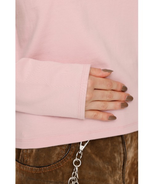 SLY(スライ)の「RIBBON LACE TOPS リボン レース トップス 秋服 冬服(Tシャツ/カットソー・レディース・ネイビー/ライトピンク/ブラック・FREE)」の16枚目の写真