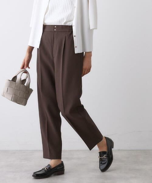 Dessin(デッサン)の「【セットアップ可/洗える】スティックパンツ(その他パンツ・レディース・ネイビー/ブラウン系その他・00/01/02/03)」の3枚目の写真