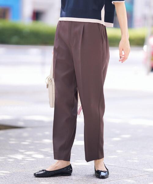 Dessin(デッサン)の「【セットアップ可/洗える】スティックパンツ(その他パンツ・レディース・ネイビー/ブラウン系その他・00/01/02/03)」の7枚目の写真