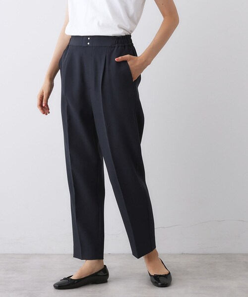 Dessin(デッサン)の「【セットアップ可/洗える】スティックパンツ(その他パンツ・レディース・ネイビー/ブラウン系その他・00/01/02/03)」の12枚目の写真