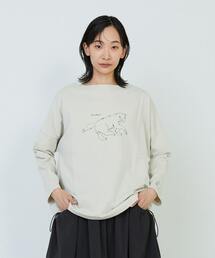 ADIEU TRISTESSE | 星座プリントロングスリーブＴシャツ(Tシャツ/カットソー)