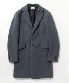 TOGA PULLA トーガプルラ　ウールメルトン コート グレー 美品】TOGA PULLA トーガプルラ ウールメルトン コート グレー TOGA