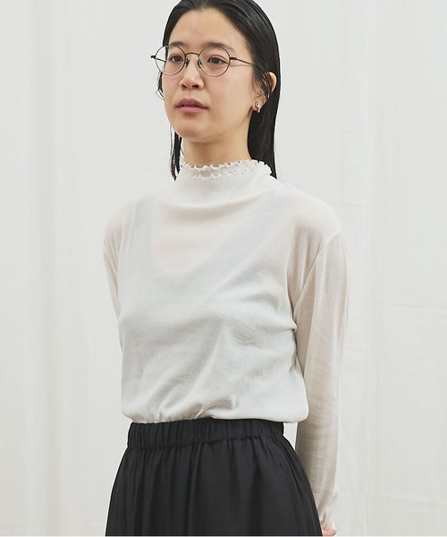 fig Ｌondon（フィグロンドン）の「_MELLOW double turtle（Tシャツ/カットソー・レディース・ピンク/ダークブラウン/ホワイト・FREE）」の2枚目の写真